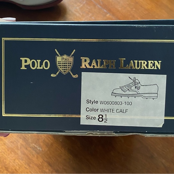 NIB POLO RALPH LAUREN WOMEN’s GOLF SHOES SIZE 8.5 - Picture 6 of 10